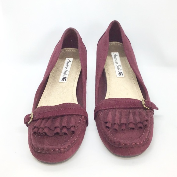 American Eagle Outfitters Shoes - AMERICAN EAGLE SUEDE FLATS